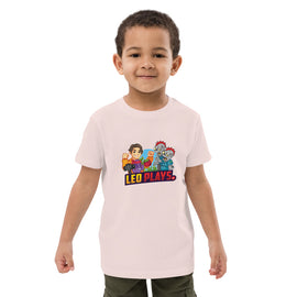 🌿🌟 Leo Plays Organic cotton kids t-shirt